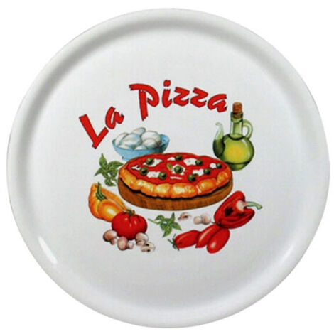 Assiette en porcelaine pour pizza 26 cm 31 Napoli Saturnia