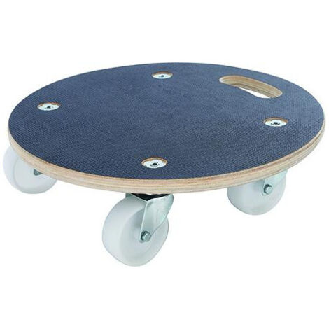 Chariot porte-tout Vigor, rond en bois, capacité 250 kg (1/4)