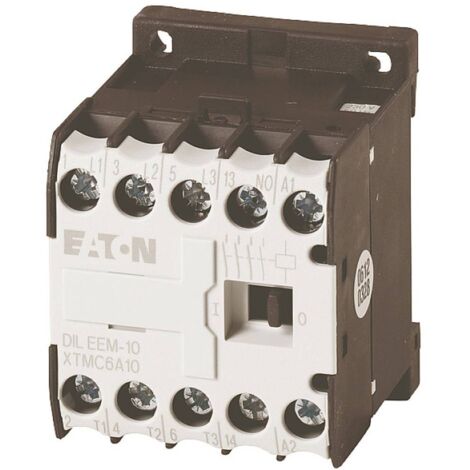 Contacteur Eaton série Eaton Moeller, 3 pôles , 3NO, 6,6 A, 24 V c.c., 3 kW ( Prix pour 1 ) (1/4)