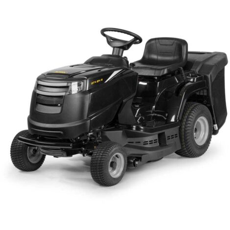 Alpina – Tondeuse autoportée 352cc – Largeur de coupe 84 cm – Sac de ramassage 200 L – 7 hauteurs de coupe – Moteur monocylindre fiable (1/5)