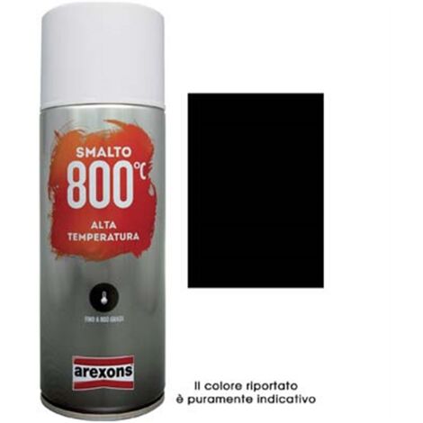 Peinture en spray haute température noire Arexons (1/2)