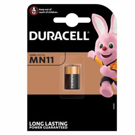 Pile alcaline duracell MN11 6 volts 33 mAh compacte