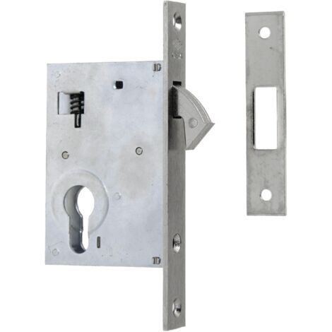 Serrure monopoint à larder profil étroit à crochet axe 40mm CISA CIS45110.40