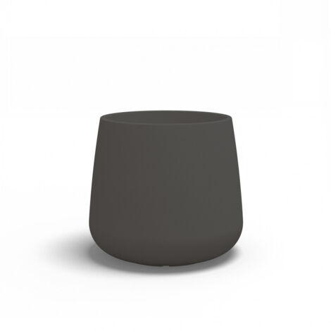 Vase en polymère Monacis Goutte Anthracite - Ø 63 - h 55 cm.