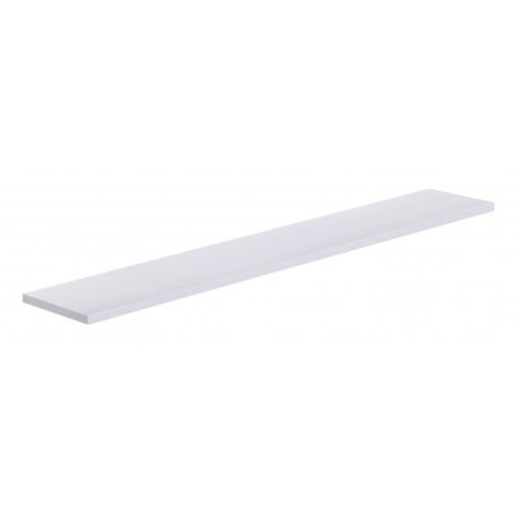 Étagère murale en bois blanc, 96 x 15,5 x 1,8 cm - Smart (1/5)