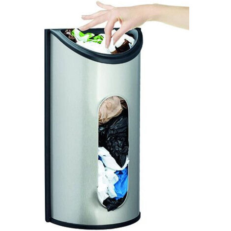 Snips Organisateur Sachets Plastiques Mural – Vert – Capacité 30 Sachets – Made In Italy – Support Cuisine Pratique