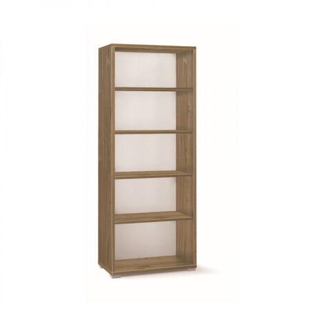 Meuble ouvert 71 cm (L) x 41 cm (P) x 182 cm (H) – Finition noyer – Sarmog (1/3)