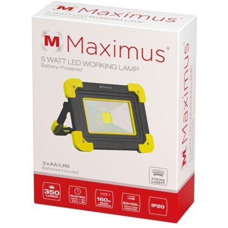 MAXIMUS - Projecteur batterie 5W. (1/2)