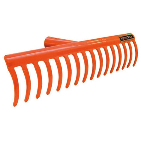 Râteau Brixo 10 dents en acier sans manche 27 cm – Brixo