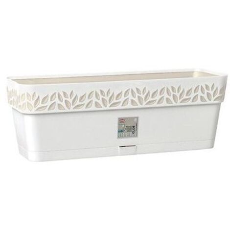 Jardinière Cloe Blanc Plastique (19 x 17 x 49,5 cm)