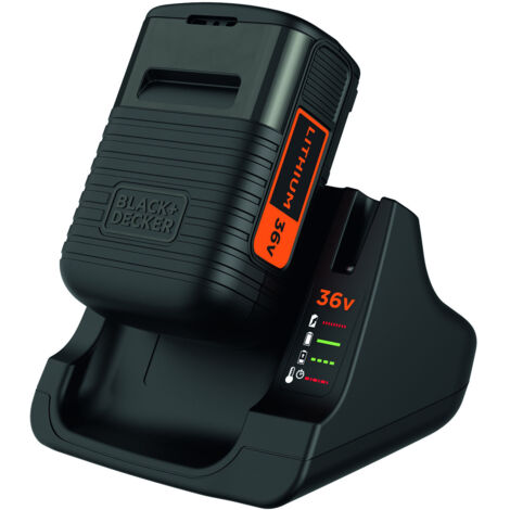 Kit de démarrage 36 V Li-Ion 2,0 Ah + chargeur rapide – système jardin 36 V (1/2)
