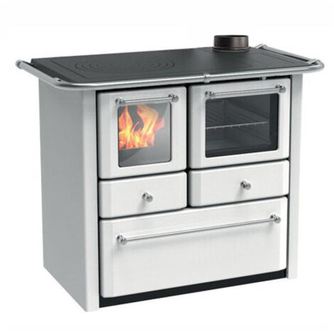 Cuisine à bois Gaia 4,5 blanche Lincar