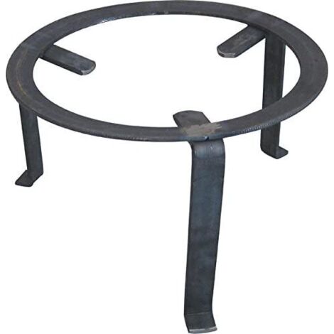 Trépied en fer plat 30 cm – 3 pattes – support stable pour cuisine/barbecue