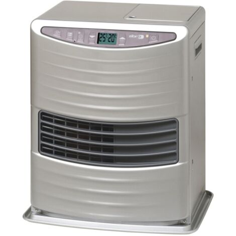 Poêle à bois Zibro LC-30 3,0 kW – Électronique avec minuterie programmable – Réservoir 5,4L pour espaces jusqu'à 120 m³