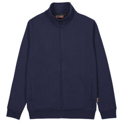 Sweat-shirt U-Power Anuta DB taille XL – coton extensible à fermeture éclair complète bleu Deep Blue – U-Power