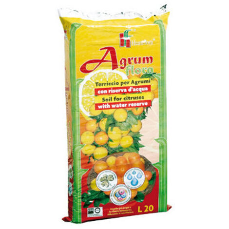 Terreau avec réserve d’eau pour agrumes 20 L – engrais organique intégré