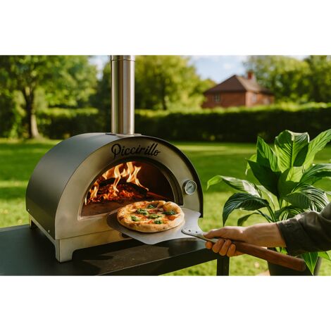 Four à pizza à bois 4 pizzas 35cm