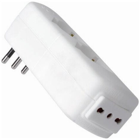 Adaptateur multiple : de grande taille à 2 adaptateurs universels et un adaptateur blanc de dérivation