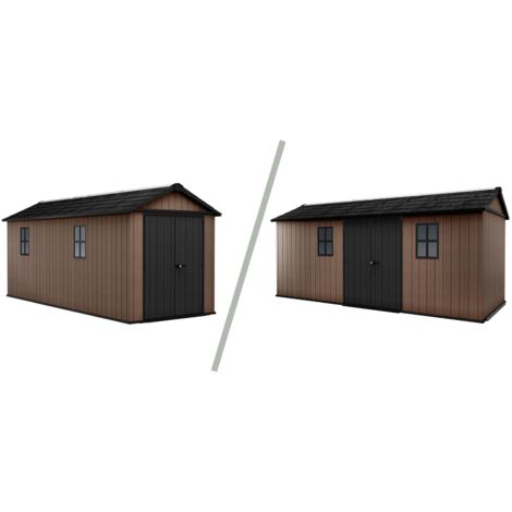 Keter Casetta da Giardino in Resina NEWTON PLUS 7517/1775 - Doppia Scelta di Montaggio (1/5)