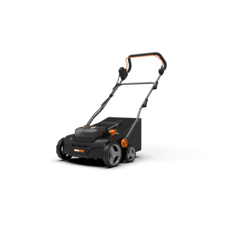 Aérateur de pelouse sans fil Worx WG855E.9 40 V 2 en 1, sans balais, largeur 36 cm, pour l'entretien de la pelouse sans piles (1/2)