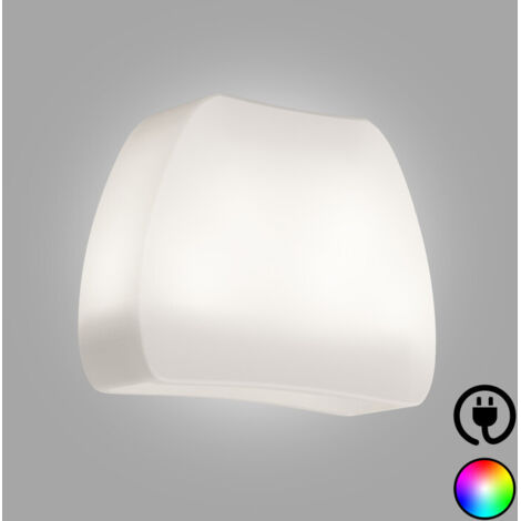 Pot de Fleurs lumineux angulaire en résine 57X31 CM H Led Multicolor Câble mod. Heart Led 50 Led Multicolor Câble (1/5)
