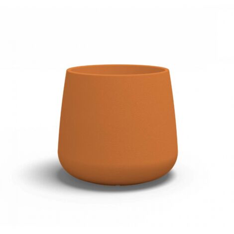 Vase design moderne GOCCIA 75 Ø73 H60 en polymère Impruneta résistant, pour intérieur et extérieur - Fabriqué en Italie - Monacis (1/5)