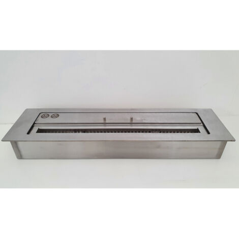Brûleur insérable double couche 6,0 L avec fibre de sécurité et allumeur de flamme – pour cheminée à bioéthanol – Tecno Air System (1/2)