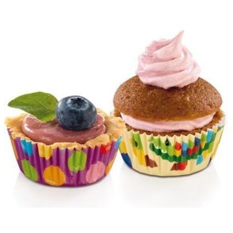 Petits moules en papier pour enfants cm 4 pz.100 Delicia Tescoma 630596 (1/2)