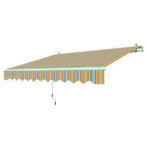 Store enroulable pour soleil Blinky 195x150 Jaune/Gris (1/5)