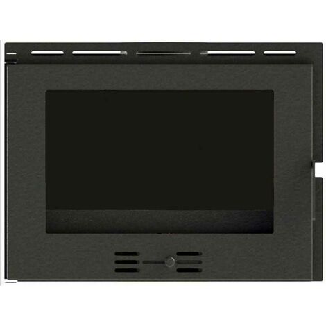 Insert de cheminée à bois F.lli Lerda L-80 en réfractaire, 16 kW