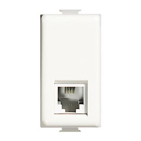 Am5958/11N Connecteur Téléphonique RJ11 K10 Blanc Mat