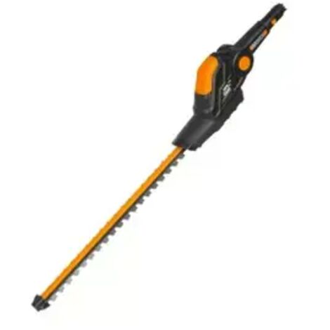 Worx – Tête de taille-haie 20V WA0308 – Lame de 45 cm découpée au laser – Double action pour coupe précise jusqu'à 16 mm – Protection de lame incluse (1/2)