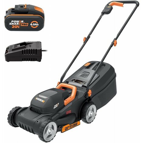 Tondeuse à batterie 20V/4,0Ah, chargeur rapide Worx WG730E (1/5)