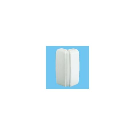 03140 Coin d'angle extérieur variable pour plinthe blanc Tbn Aebn