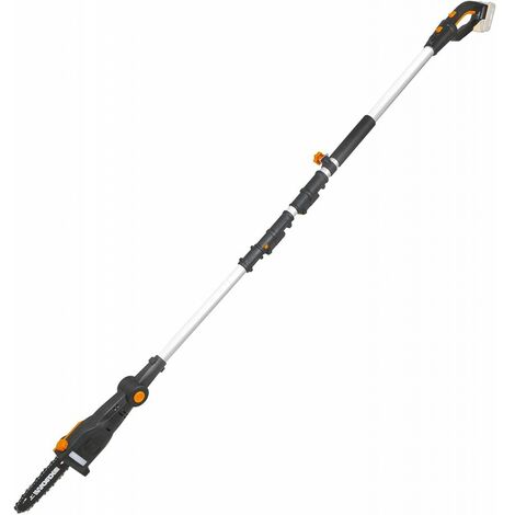 WORX Elagueuse sur perche sur batterie WG349.9, WORX, 20 V guide de 20 cm