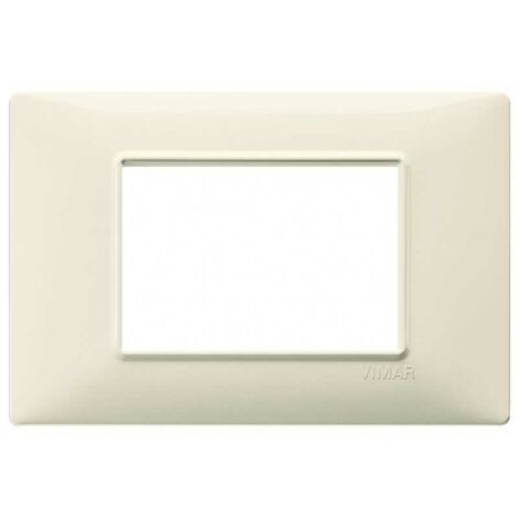 Vimar Plana plaque 3 modules couleur beige 14653.03