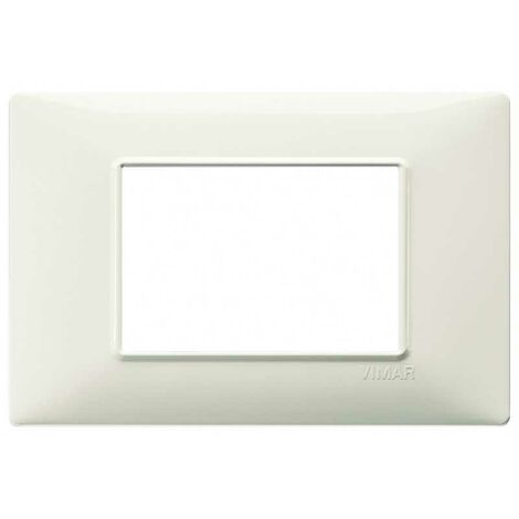 Vimar Plana Plaque 3 modules couleur ivoire 14653.02