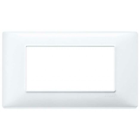 Vimar Plana plate 4 modules couleur blanc 14654.01