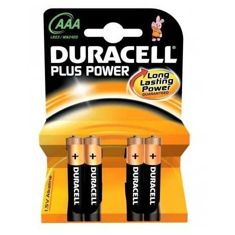 Piles alcalines Aaa Duracell-Plus