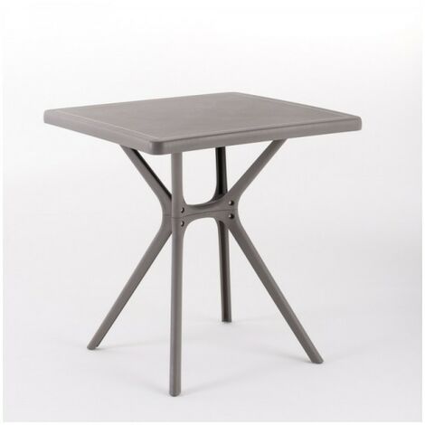 Table design Hugo par Flow Taupe (1/2)