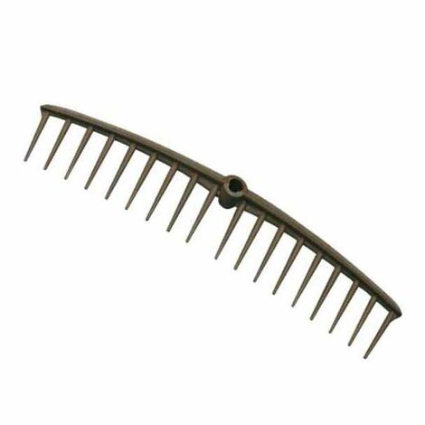 Râteau en plastique 18 dents – Largeur 57 cm – Pour herbe et foin – Poids léger 200g – Outil jardinage professionnel