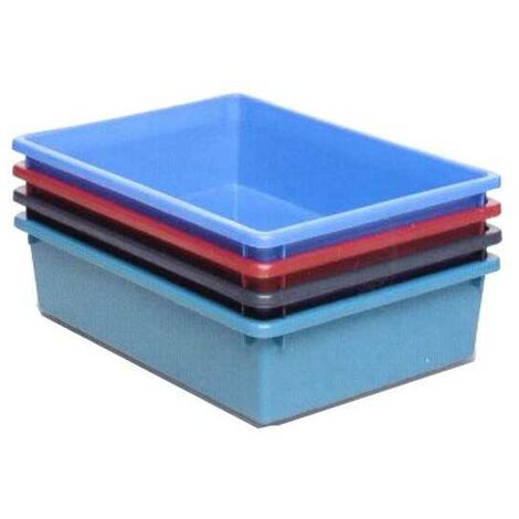 Stefanplast – Bac à litière pour chat 50x35 h 12 cm – Polypropylène anti-rayures – Pour animaux domestiques – Facile à nettoyer