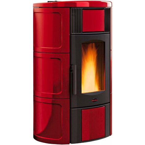 La Nordica Extraflame – Poêle à granulés Iside Idro 2.0 – 19 kW – Évacuation 100 mm – Capacité 35 kg – Classe A+ – Chauffage jusqu'à 545 m³ (1/4)