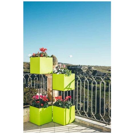 Vase en polymère Monacis Gemma Vert - Ø 110 cm. - h 95 cm.