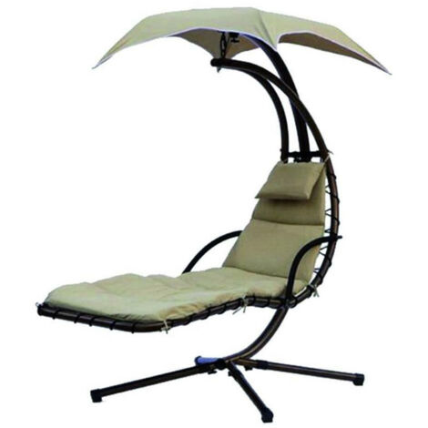 Hamac à bascule Vigor Modèle Resort Lit de plage 190x127 cm (1/4)