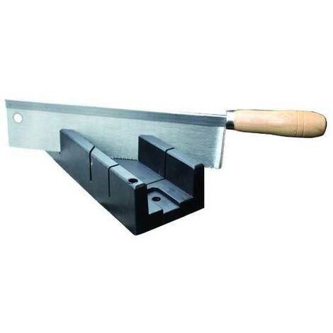 Boîte de coupe-cornici Vigor Base en plastique avec scie de 250 mm