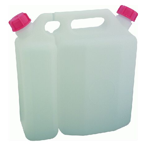 rA servoir en pvc avec mA lange d&39huile A double compartiment 1,5 + 3,5 litres de fioul (1/2)