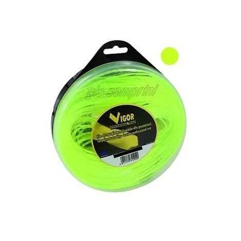Fil de débroussailleuse Vigor Jaune