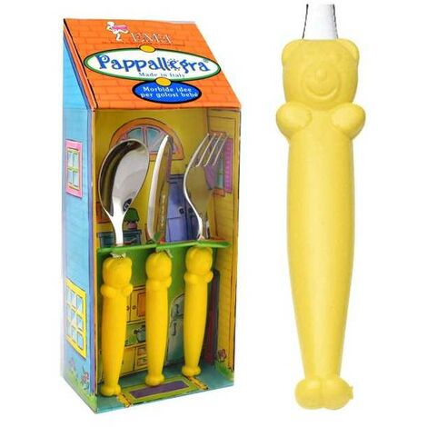 Couverts Jaune 18/10 Ensemble de 3 pièces Pappallegra Eme