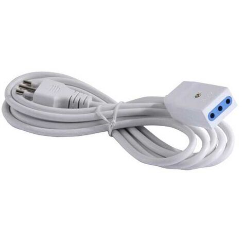Alargador Con 6 Tomas Schuko Con Protección De Sobretensión